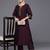 women ethnic motifs regular thread work kurta with trousers