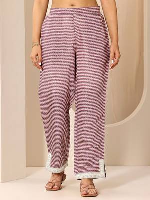 floral printed v-neck kurta with trouser 7