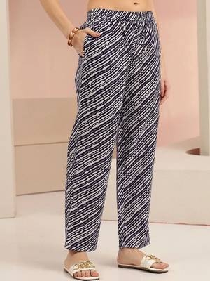 plum purple floral printed cotton blend straight suit set 5