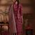 women ethnic motifs regular thread work kurta with trousers & with dupatta