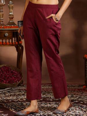women ethnic motifs regular thread work kurta with trousers & with dupatta 7