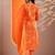 women ethnic motifs printed regular thread work kurta with trousers & with dupatta