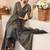 women floral printed regular kurta with trousers & with dupatta