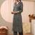 women floral printed regular kurta with trousers & with dupatta