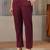 burgundy bandhani printed cotton straight suit set