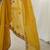 Mustard mustard embellished tissue sarees