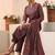 women floral printed regular kurta with trousers & with dupatta