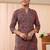 women floral printed regular kurta with trousers & with dupatta