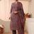women floral printed regular kurta with trousers & with dupatta