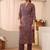 women floral printed regular kurta with trousers & with dupatta