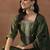 women floral embroidered regular sequinned kurta with trousers & with dupatta