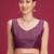 Purple ethnic motifs zari silk blend handloom banarasi saree