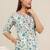 floral printed regular mirror work kurta with salwar