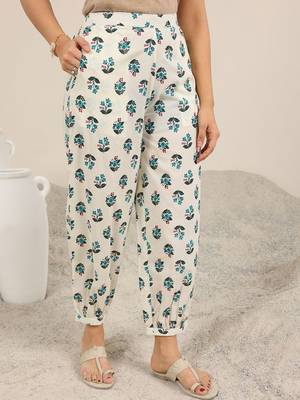 floral printed regular mirror work kurta with salwar 6
