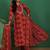 women ethnic motifs printed regular thread work kurta with trousers & with dupatta