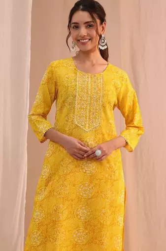 women ethnic motifs printed regular mirror work kurta with trousers & with dupatta