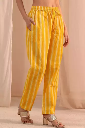 women ethnic motifs printed regular mirror work kurta with trousers & with dupatta