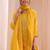 women ethnic motifs printed regular mirror work kurta with trousers & with dupatta