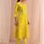 women floral printed regular thread work kurta with trousers & with dupatta