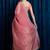 Pink embroidered beads and stones tissue saree