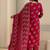 women ethnic motifs printed regular thread work kurta with sharara & with dupatta