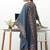 women ethnic motifs printed regular cotton blend kurta with trousers & with dupatta