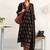 women floral printed regular cotton blend kurta with trousers & with dupatta