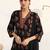 women floral printed regular cotton blend kurta with trousers & with dupatta