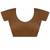 Brown olive tissue ethnic embellished festive wear matching blouse sarees