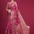 Mauve woven design zari silk blend handloom banarasi saree