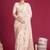 Off white woven design zari silk cotton handloom banarasi saree