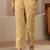 mustard paisley printed cotton straight suit set
