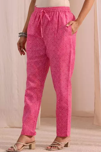 women ethnic motifs printed regular thread work kurta with trousers & with dupatta