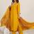women ethnic motifs embroidered kurta with trousers & dupatta