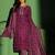 women ethnic motifs printed regular thread work kurta with trousers & with dupatta