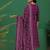 women ethnic motifs printed regular thread work kurta with trousers & with dupatta
