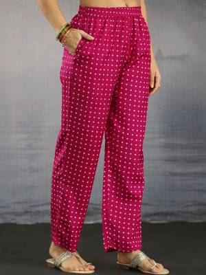 women ethnic motifs printed regular thread work kurta with palazzos & with dupatta 5