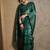 Green ethnic motifs kantha work silk cotton tussar saree