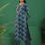 women ethnic motifs printed regular thread work kurta with trousers & with dupatta