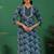 women ethnic motifs printed regular thread work kurta with trousers & with dupatta