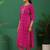 women ethnic motifs printed regular thread work kurta with palazzos & with dupatta