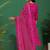 women ethnic motifs printed regular thread work kurta with palazzos & with dupatta
