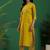 women ethnic motifs printed regular thread work kurta with trousers & with dupatta