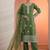 floral embroidered straight kurta with trousers & dupatta