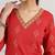 women ethnic motifs printed regular kurta with trousers & with dupatta