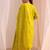women bandhani printed regular thread work kurta with trousers & with dupatta