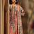 women floral printed regular kurta with trousers & with dupatta