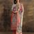 women floral printed regular kurta with trousers & with dupatta