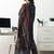 women ethnic motifs printed regular cotton blend kurta with trousers & with dupatta