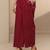women ethnic motifs printed regular thread work kurta with trousers & with dupatta